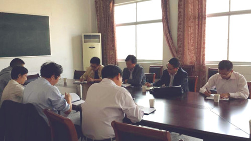 陈光亭副校长走访人文学院专题调研